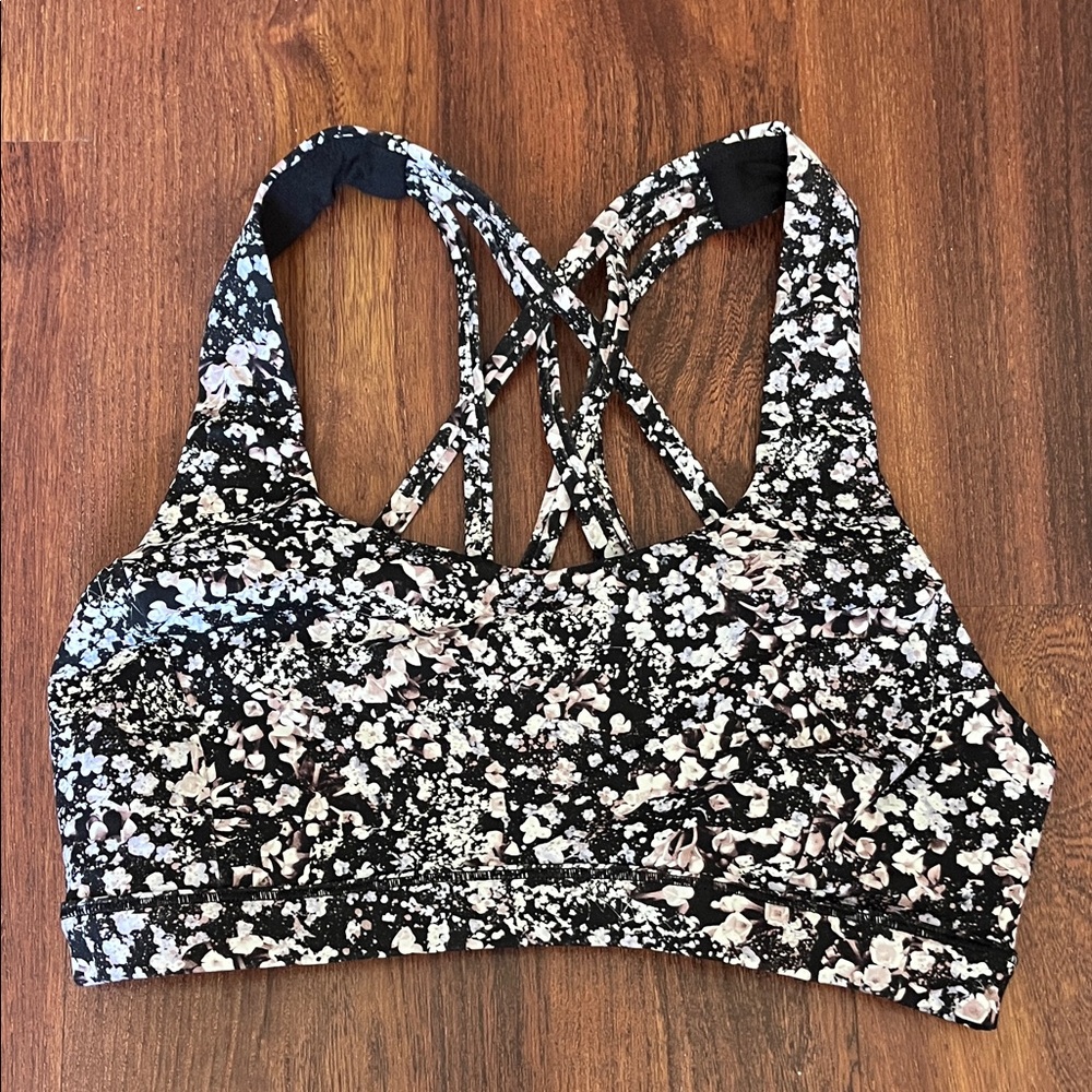 Lululemon floral Women's Sports Bra